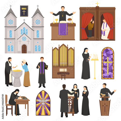 Religion Cathedral Interior Set