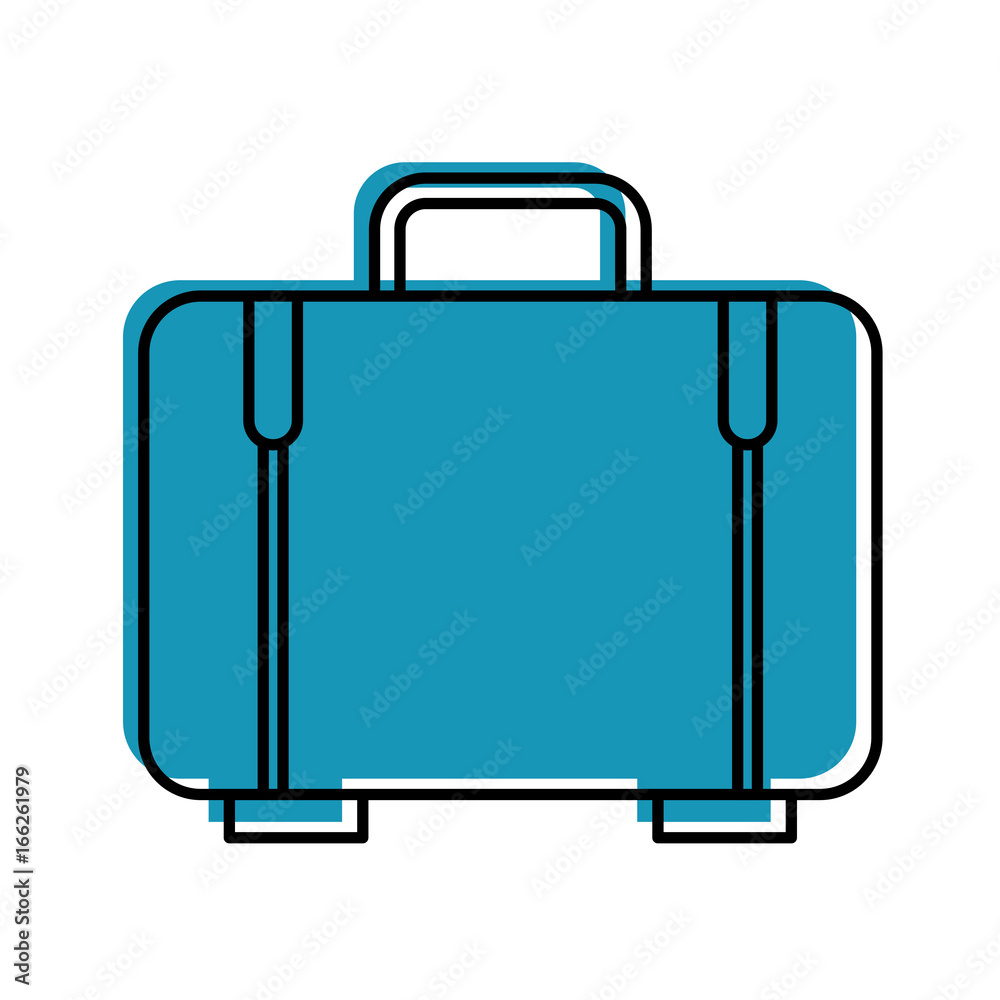 suitcase travel isolated icon suitcase travel isolated icon