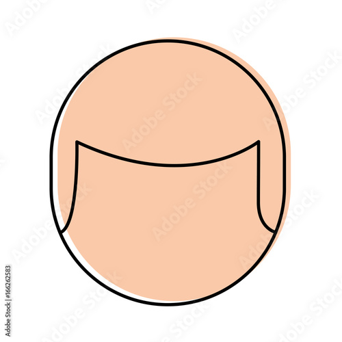 young man head avatar character