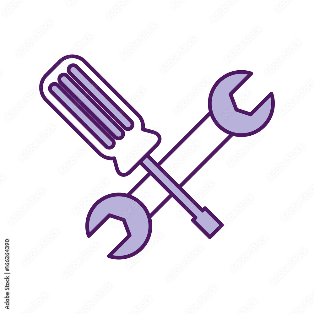 wrench and screwdriver icon wrench and screwdriver icon