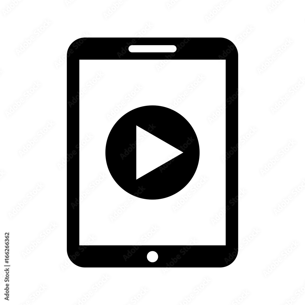 smartphone device play button