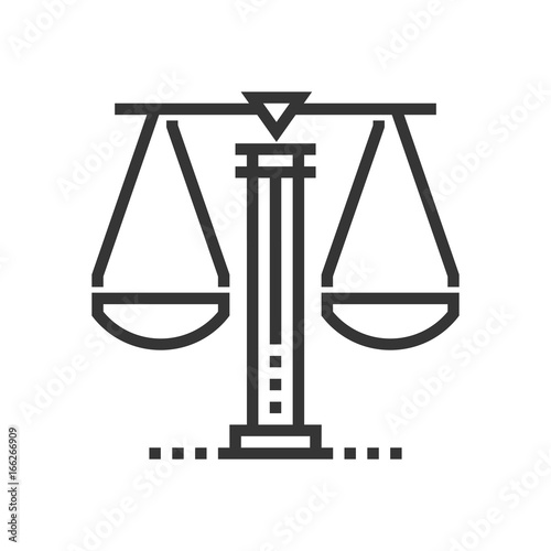 Law scale icon