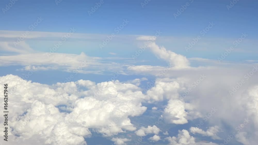 High quality aerial shot above the clouds of mountains in 4K High quality aerial shot above the clouds of mountains in 4K