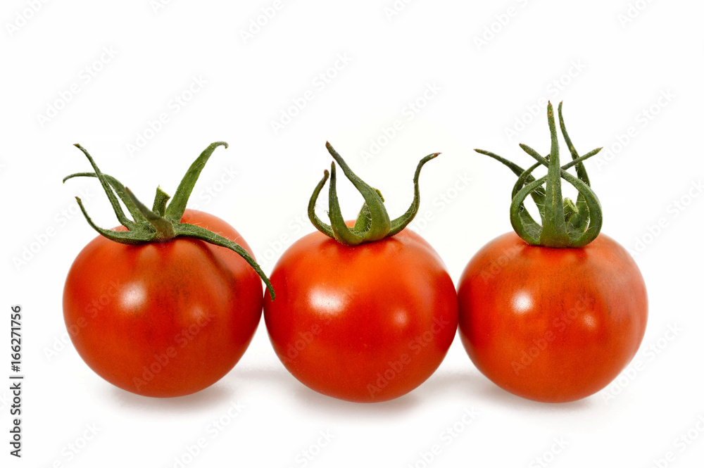 Fresh tomatoes isolated on white background Fresh tomatoes isolated on white background