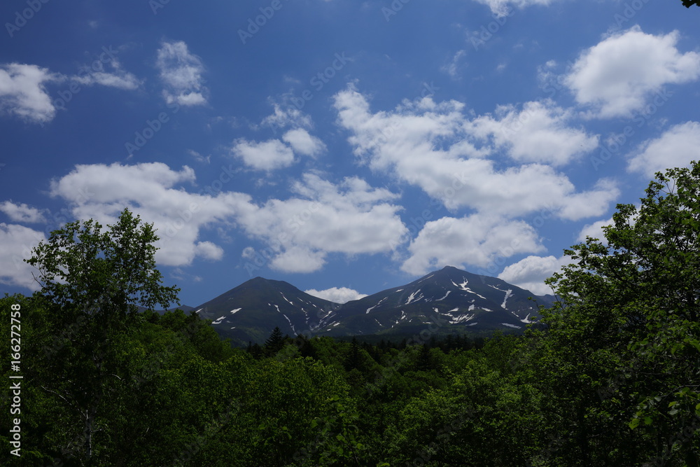 Landscape of Biei Hokkaido Japan