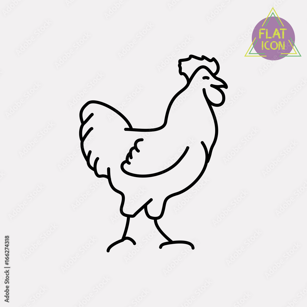 cock line icon cock line icon