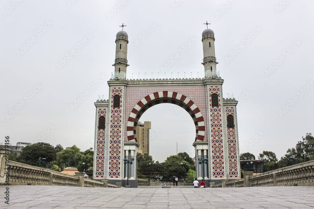 Fototapeta premium entrada de castillo
