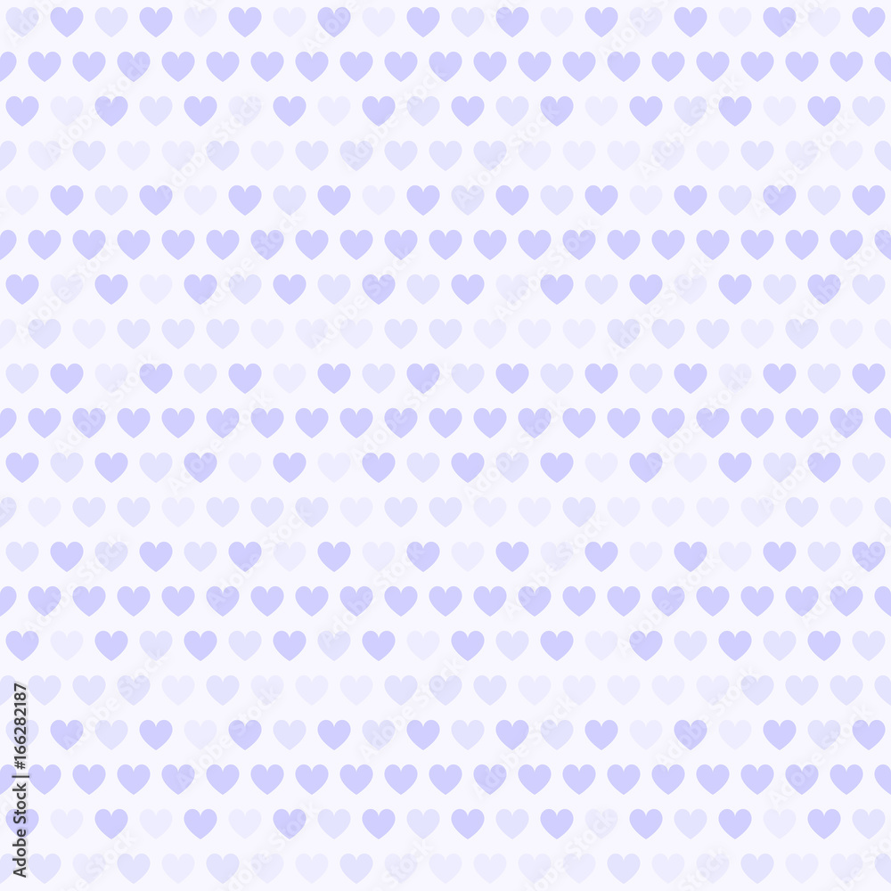 Violet heart pattern. Seamless vector love background