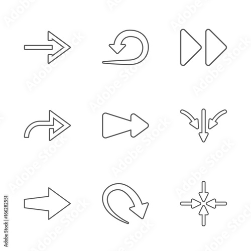 Free Download flat modern arrows - GFXLoad