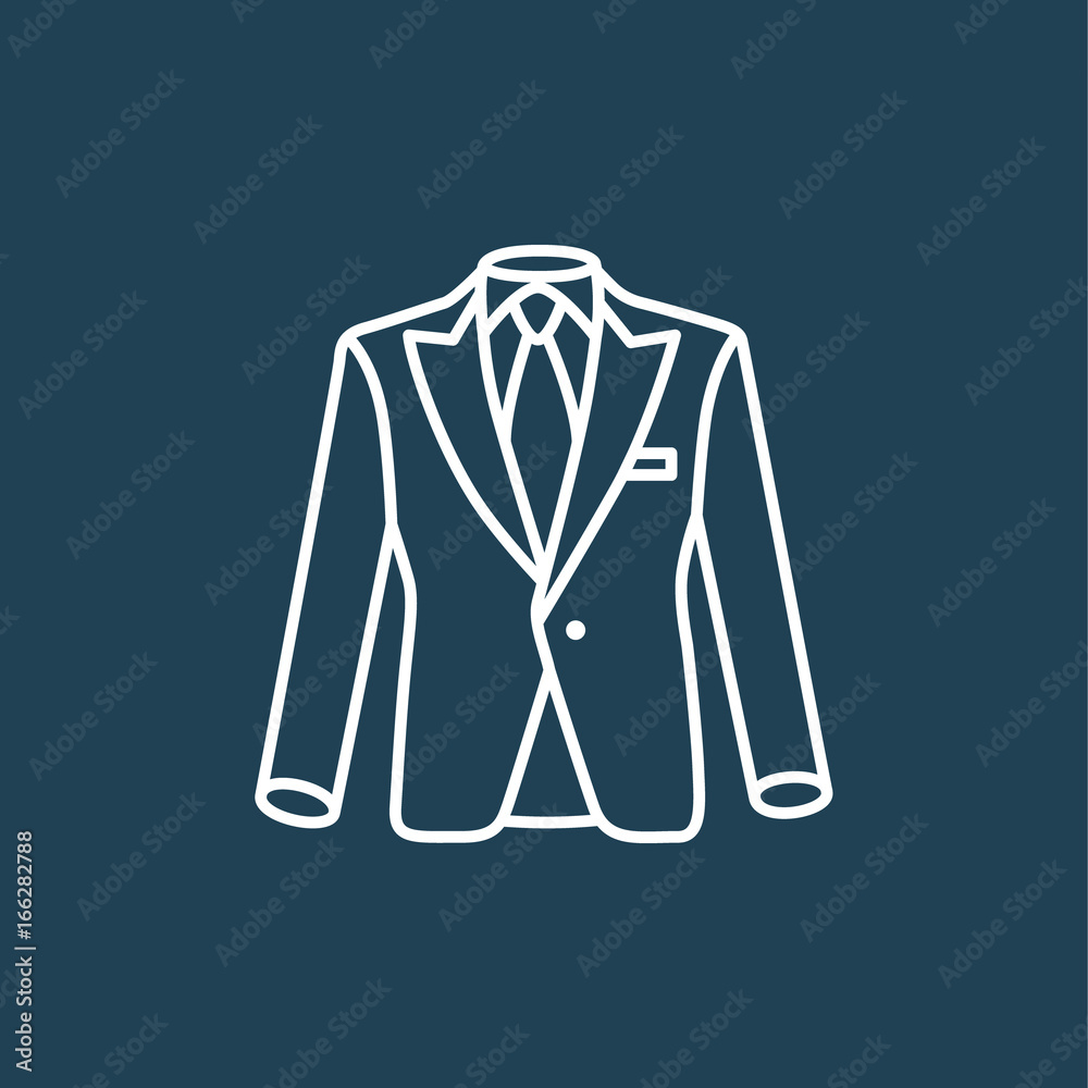 Suit modern icon Suit modern icon
