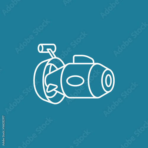 underwater scooter icon