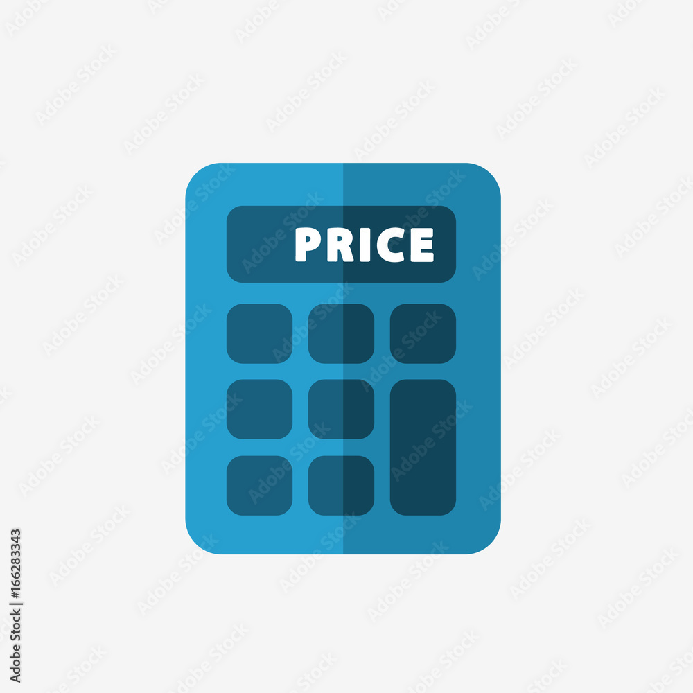Calculator flat icon. Calculator flat icon.