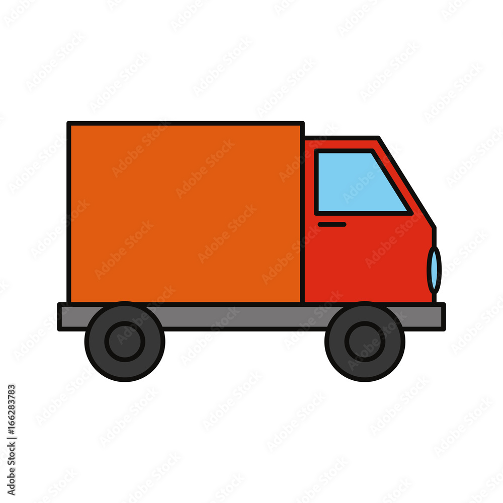 Delivery truck vehicle