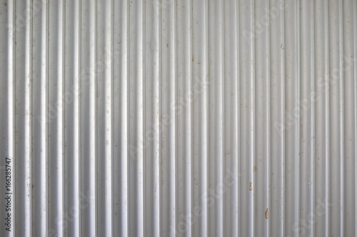 Old Background texture Aluminum metallic corrugated fence