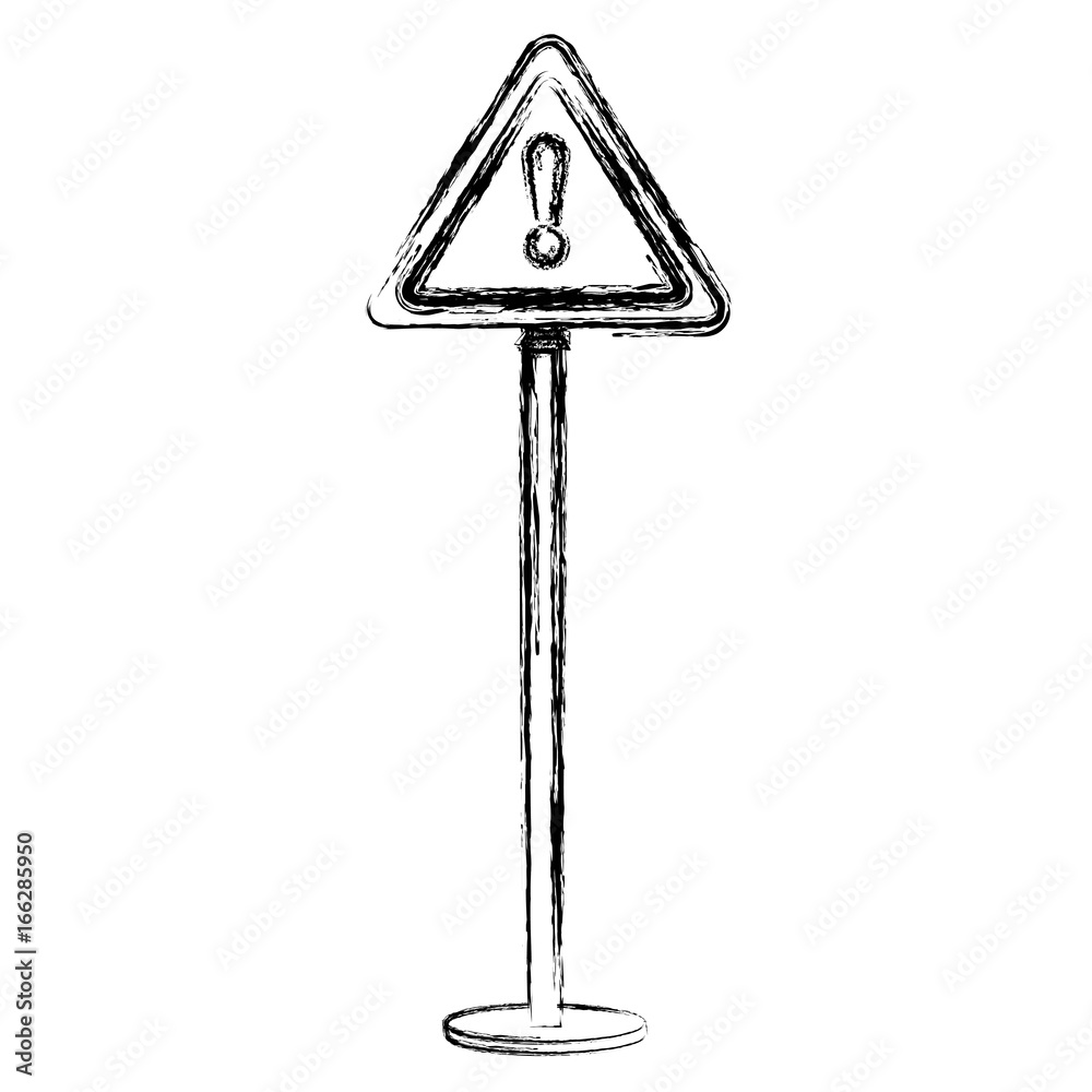 traffic signal alert symbol