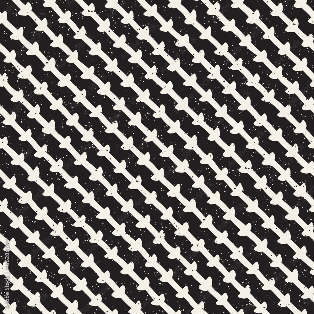 Seamless pattern with hand drawn lines. Abstract background with freehand brush strokes. Black and white texture. Ornament for wrapping paper. Seamless pattern with hand drawn lines. Abstract background with freehand brush strokes. Black and white texture. Ornament for wrapping paper.