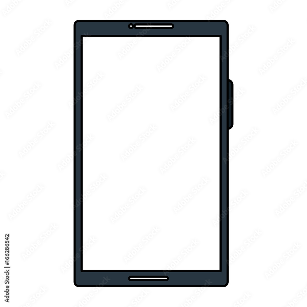 smartphone device isolated icon smartphone device isolated icon