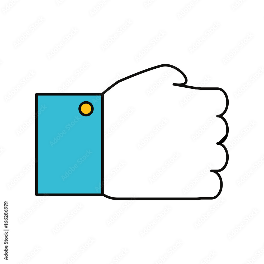 Human hand symbol Human hand symbol