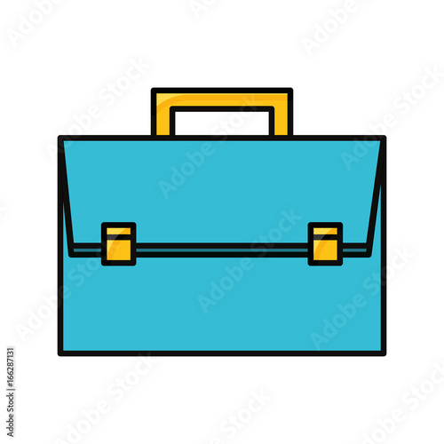 Business briefcase isolated