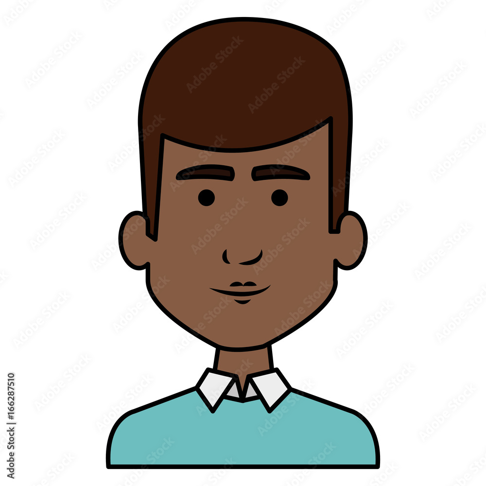 black young man avatar character