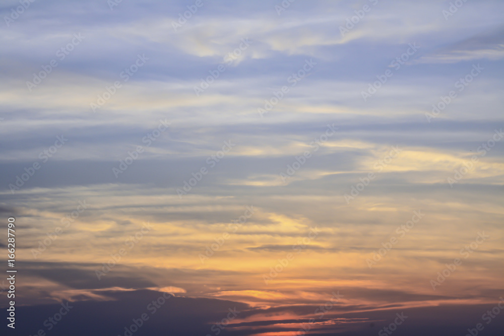 sunset sky clouds background