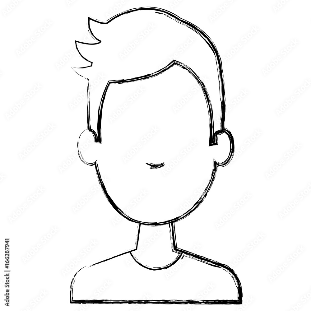 young man avatar character young man avatar character