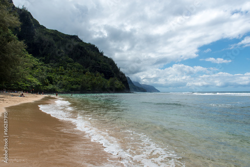 カウアイ島のビーチ