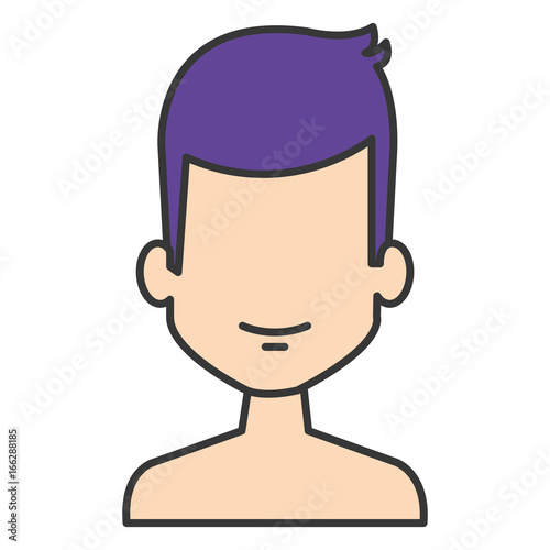 young man shirtless avatar character