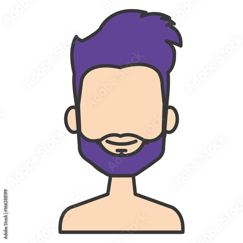 young man shirtless avatar character
