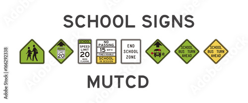 school signs