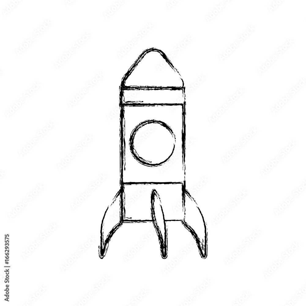 Rocket spaceship symbol Rocket spaceship symbol