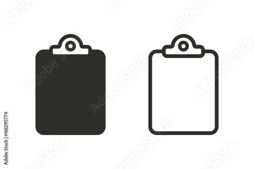 Clipboard vector icon.