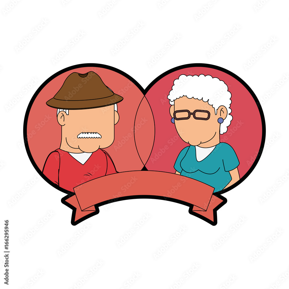 couple of grandparents icon