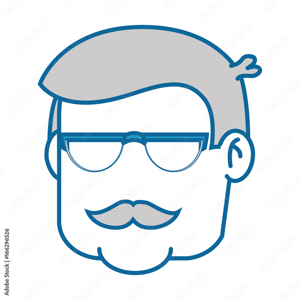 Grandfather faceless cartoon Grandfather faceless cartoon