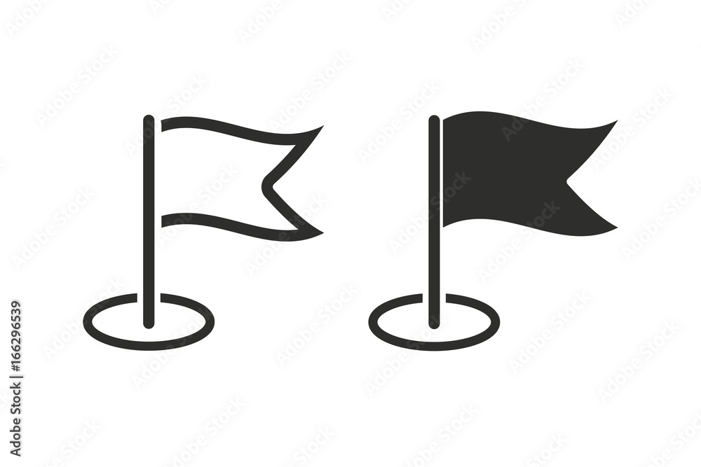 Flag vector icon. Flag vector icon.