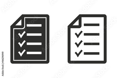 Clipboard vector icon.