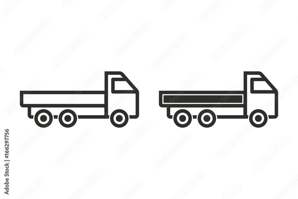 Truck vector icon.