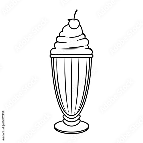 sweet milkshake design