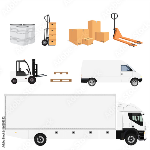 Delivery service icons