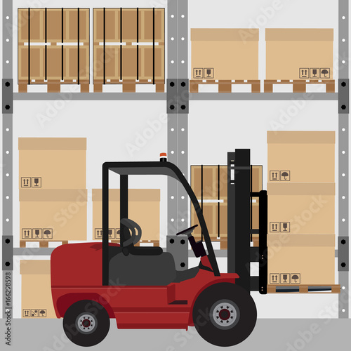 Warehouse vector illustration