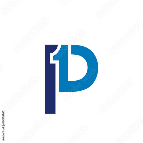 Free Download One P Letter Logo - GFXLoad
