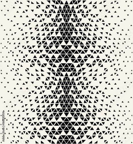 abstract seamless geometric triangle vector pattern
