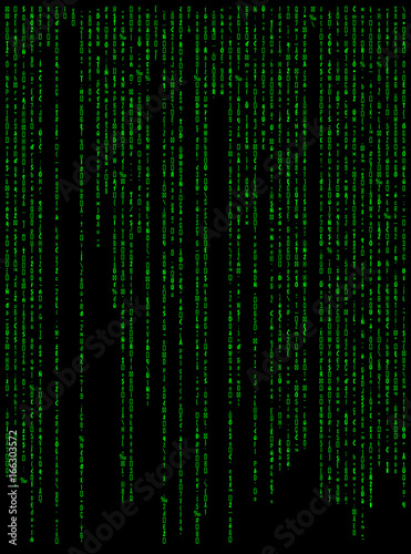 matrix digital background beautiful banner wallpaper design illustration