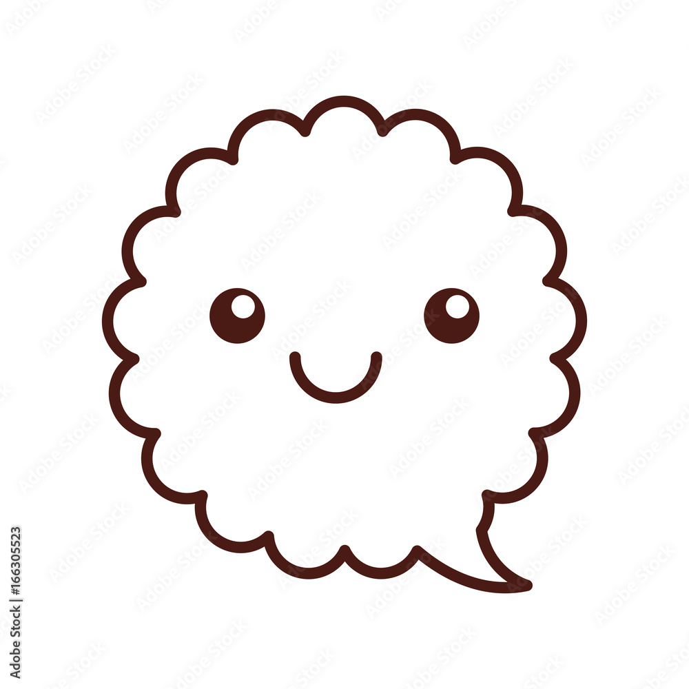 speech bubble kawaii character vector illustration design speech bubble kawaii character vector illustration design