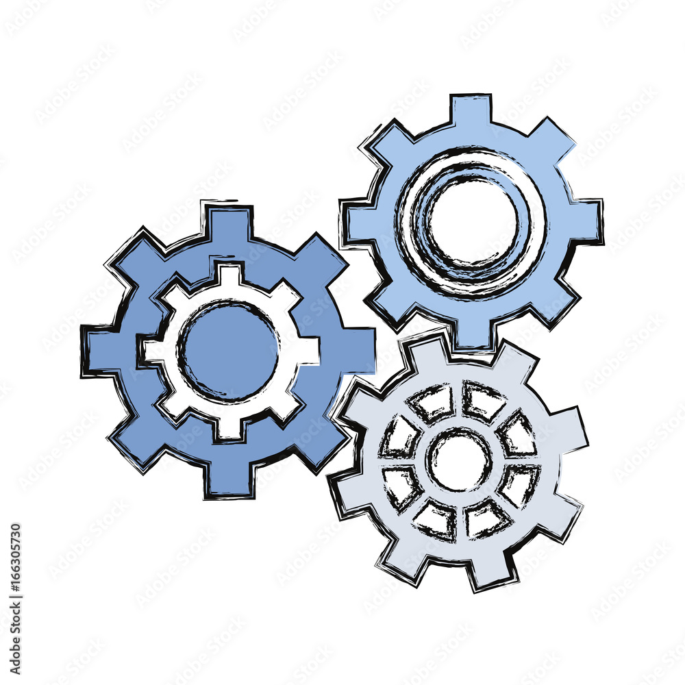 Gears machinery pieces