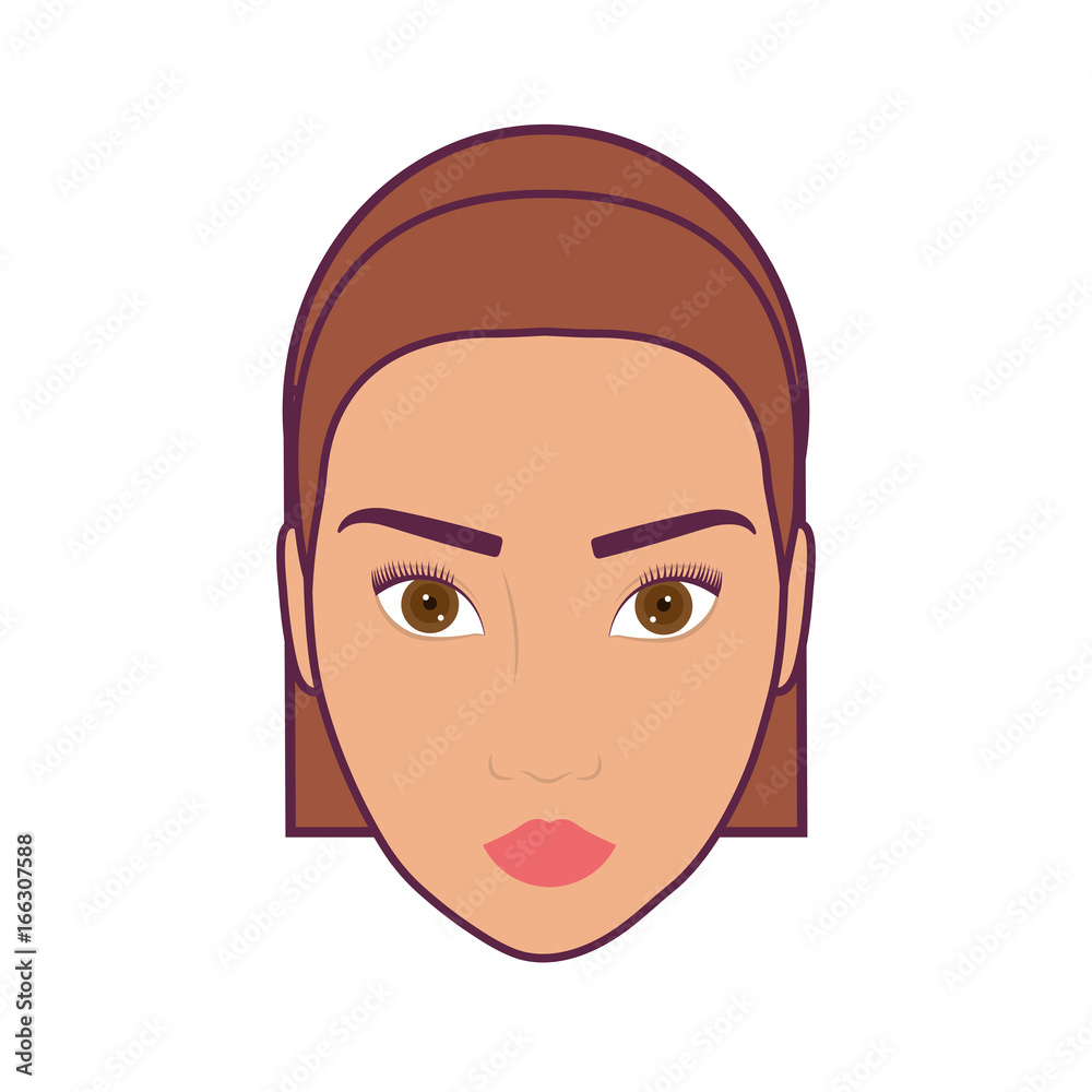 woman face icon woman face icon