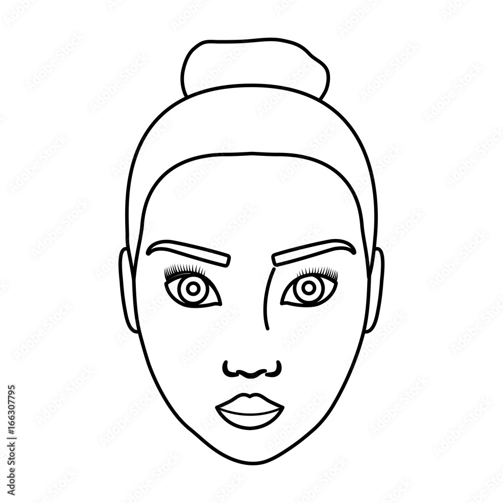 woman face icon woman face icon