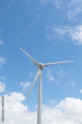 風力発電機のプロペラ Wind power generator Renewable energy