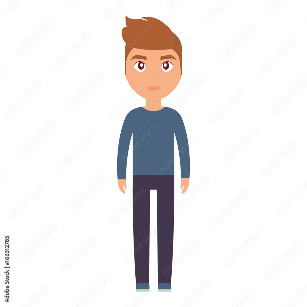 cartoon man icon cartoon man icon