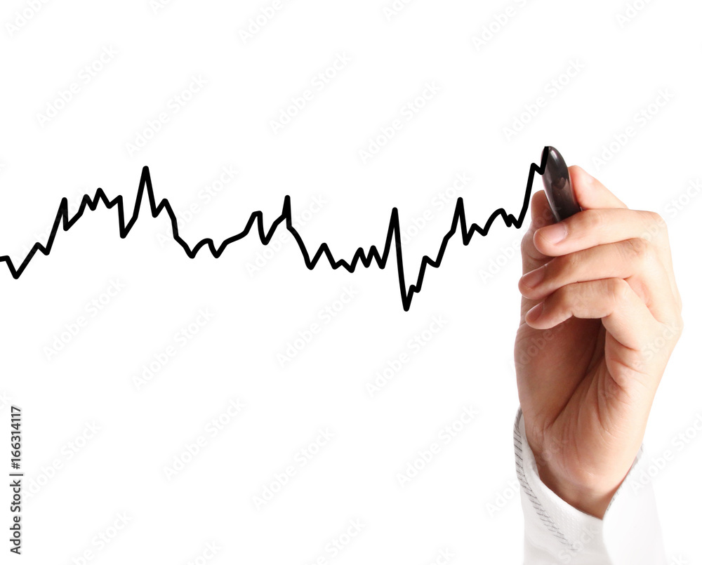 hand drawing chart show hand drawing chart show